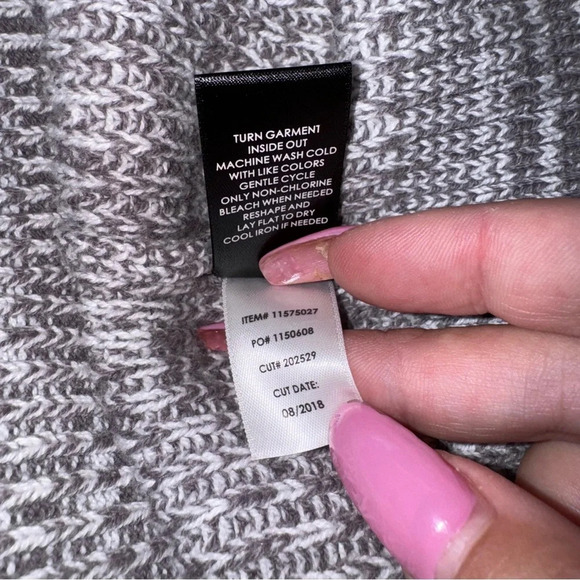 TORRID Marl Keyhole Tunic Top Sweater Grey Gray Size 2 2X - Picture 14 of 14